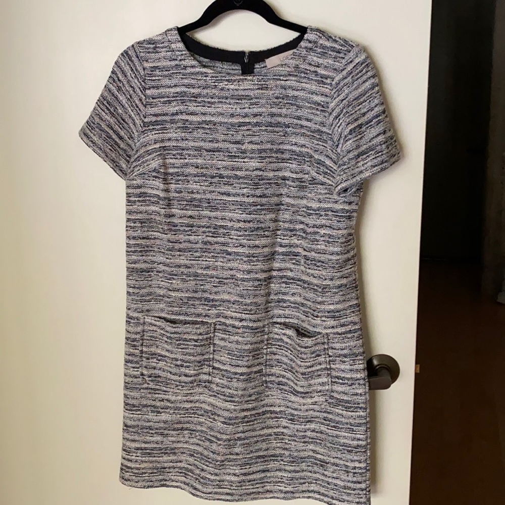 petite tweed mini dress